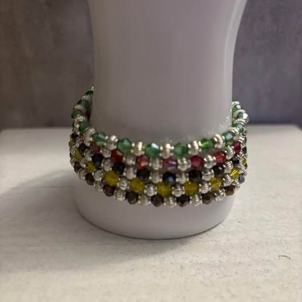 Handmade Beaded Bracelet Stack 0280